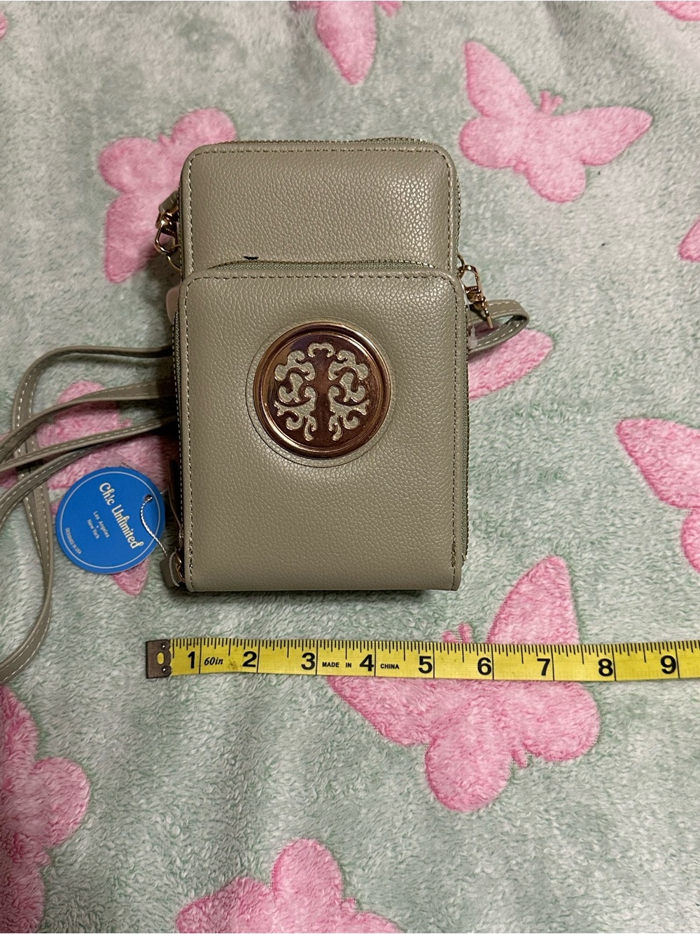 Sage Green Multi-Pouch Crossbody
